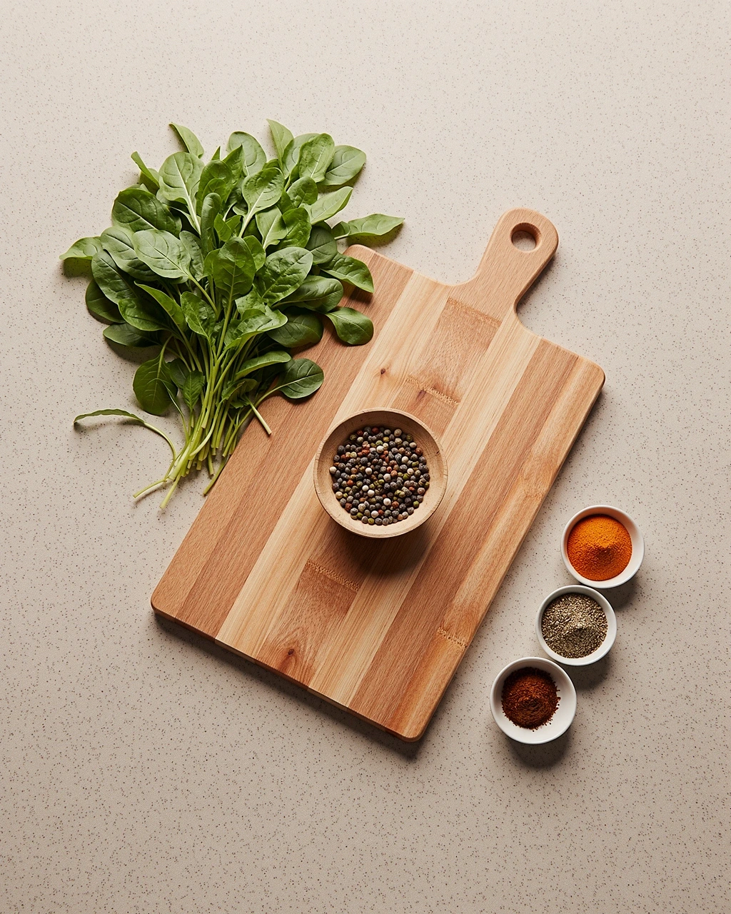 Fresh ingredients for meal planning